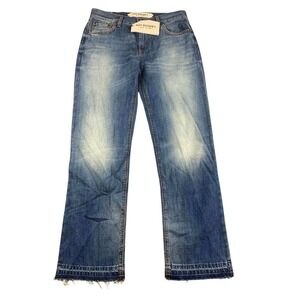 Roy Rogers Jeans Women 28 Sofia Old Glory Straight Blue 90s Style Italy Made NWT